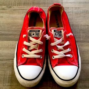 Red women’s converse